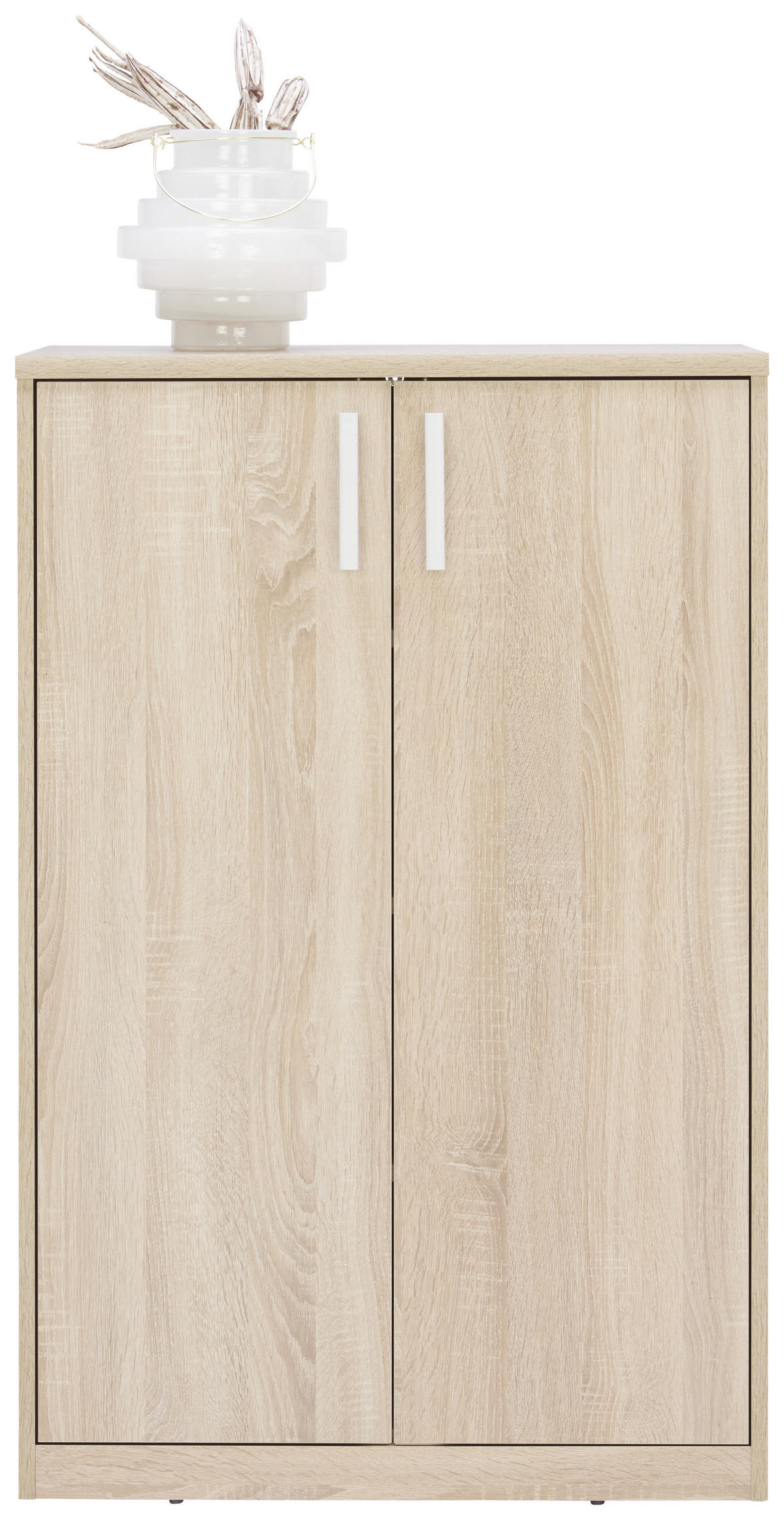 KOMÓD 72/110/36 cm  - ezüst/fekete, Konventionell, faalapú anyag/fém (72/110/36cm) - Xora