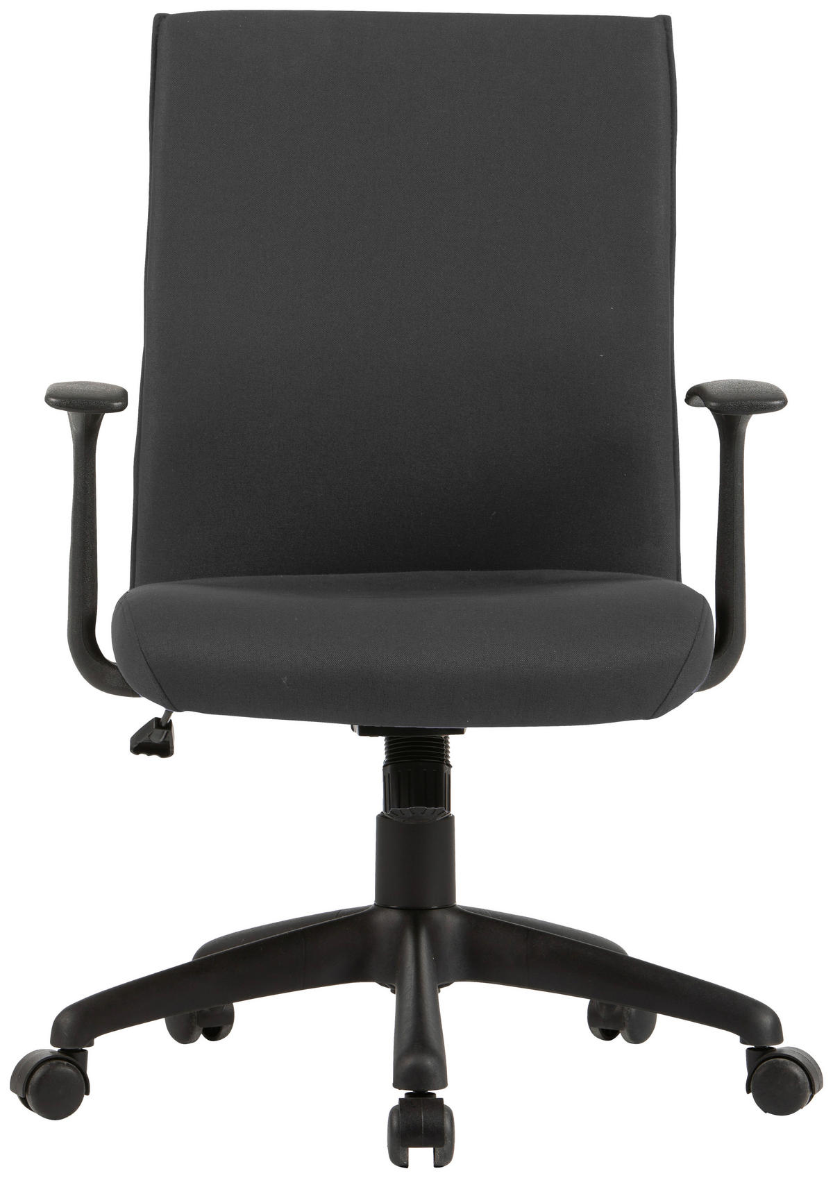 DREHSTUHL  in Webstoff Schwarz  - Schwarz, MODERN, Kunststoff/Textil (56/92,5-100,5/61,5cm) - MID.YOU