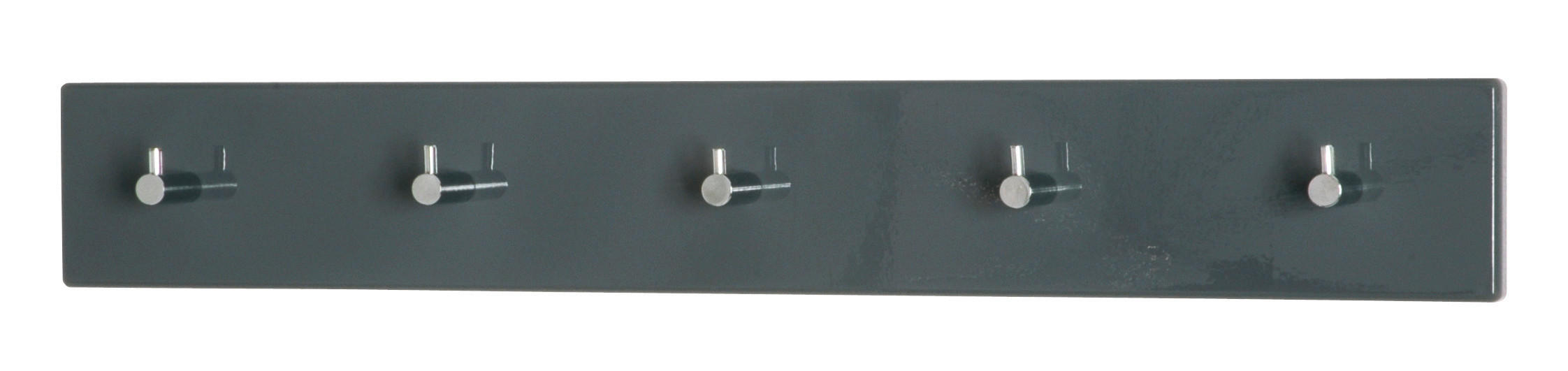 ZIDNI ČIVILUK   metal, pločasti materijal  - boja hroma/siva, Dizajnerski, metal/pločasti materijal (57/5/8cm) - Boxxx