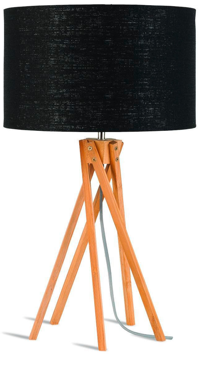 BORDSLAMPA GOOD&MOJO  32/59/32 cm   - svart/naturfärgad, Trend (32/59/32cm) - Good & Mojo
