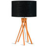 BORDSLAMPA GOOD&MOJO  32/59/32 cm   - svart/naturfärgad, Trend (32/59/32cm) - Good & Mojo