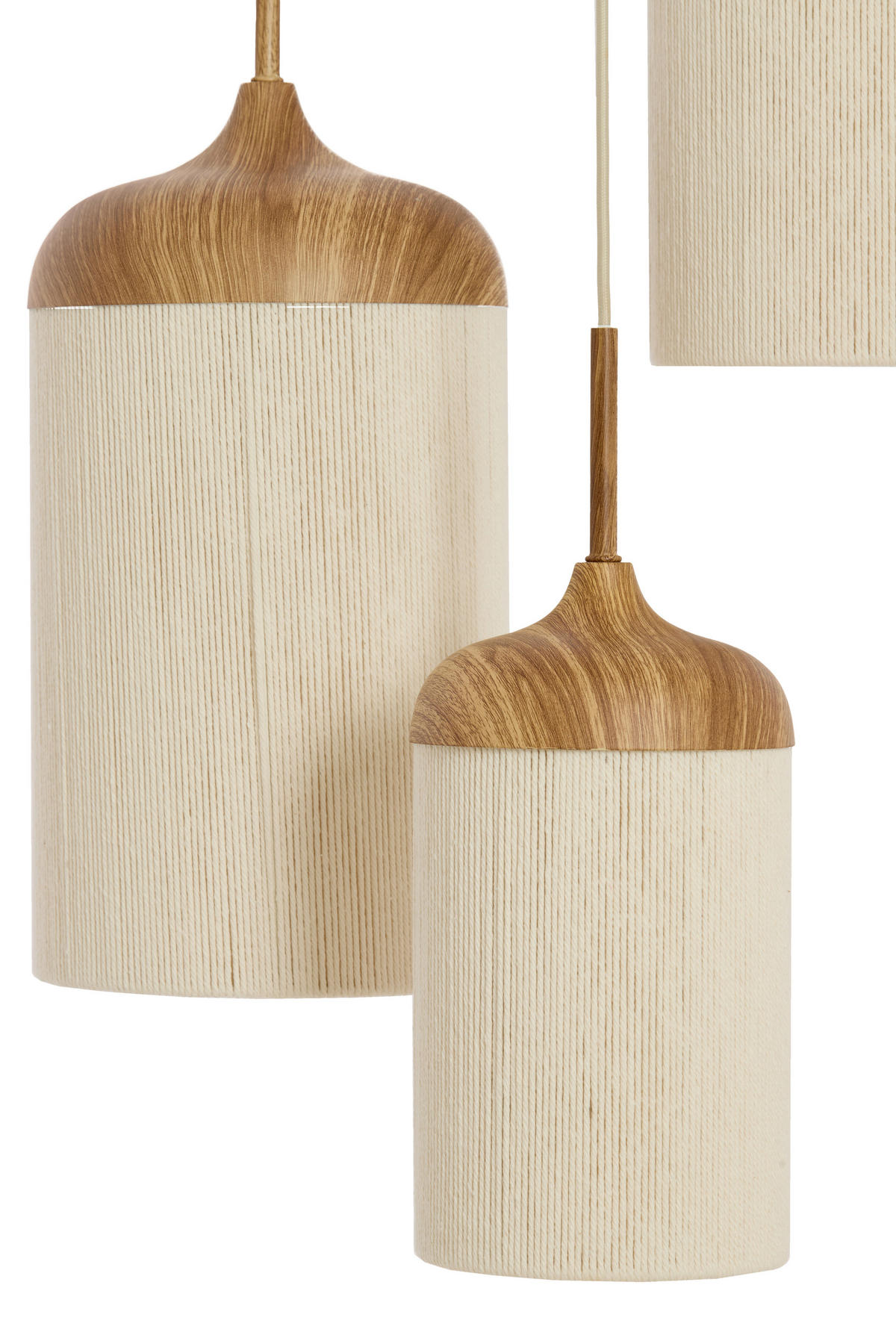 HÄNGELEUCHTE Dania 35/32/35 cm   - Creme, Design, Kunststoff/Textil (35/32/35cm) - Light & Living