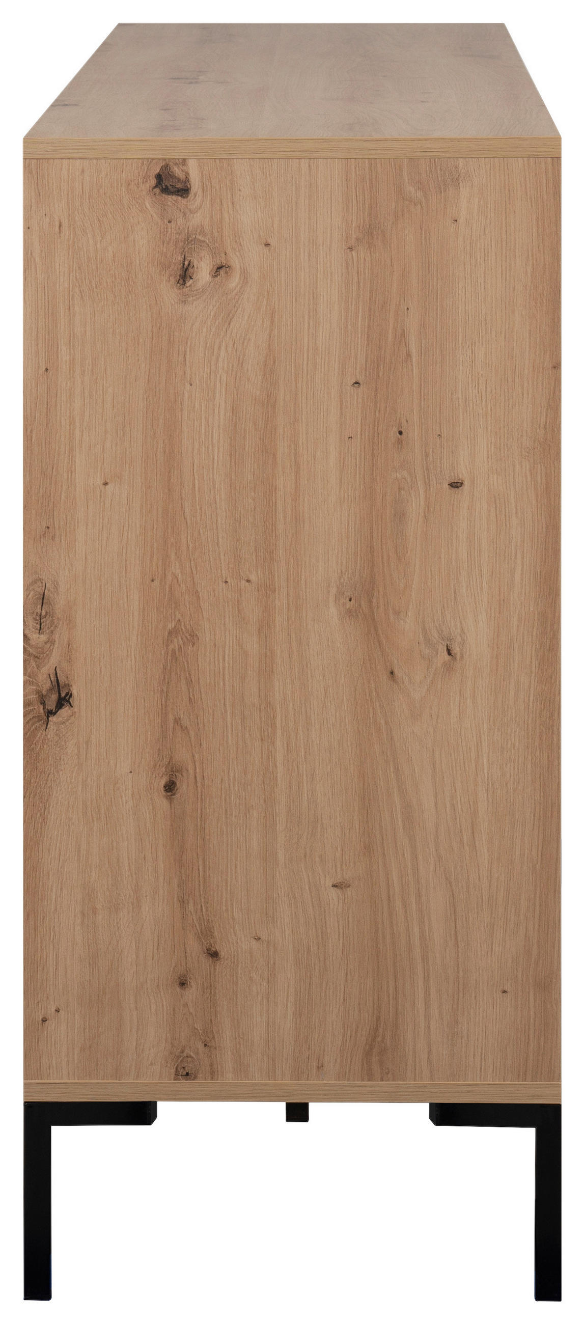 SIDEBOARD  in 170/87/40 cm  - Schwarz/Eiche Artisan, Design, Holzwerkstoff/Metall (170/87/40cm) - MID.YOU