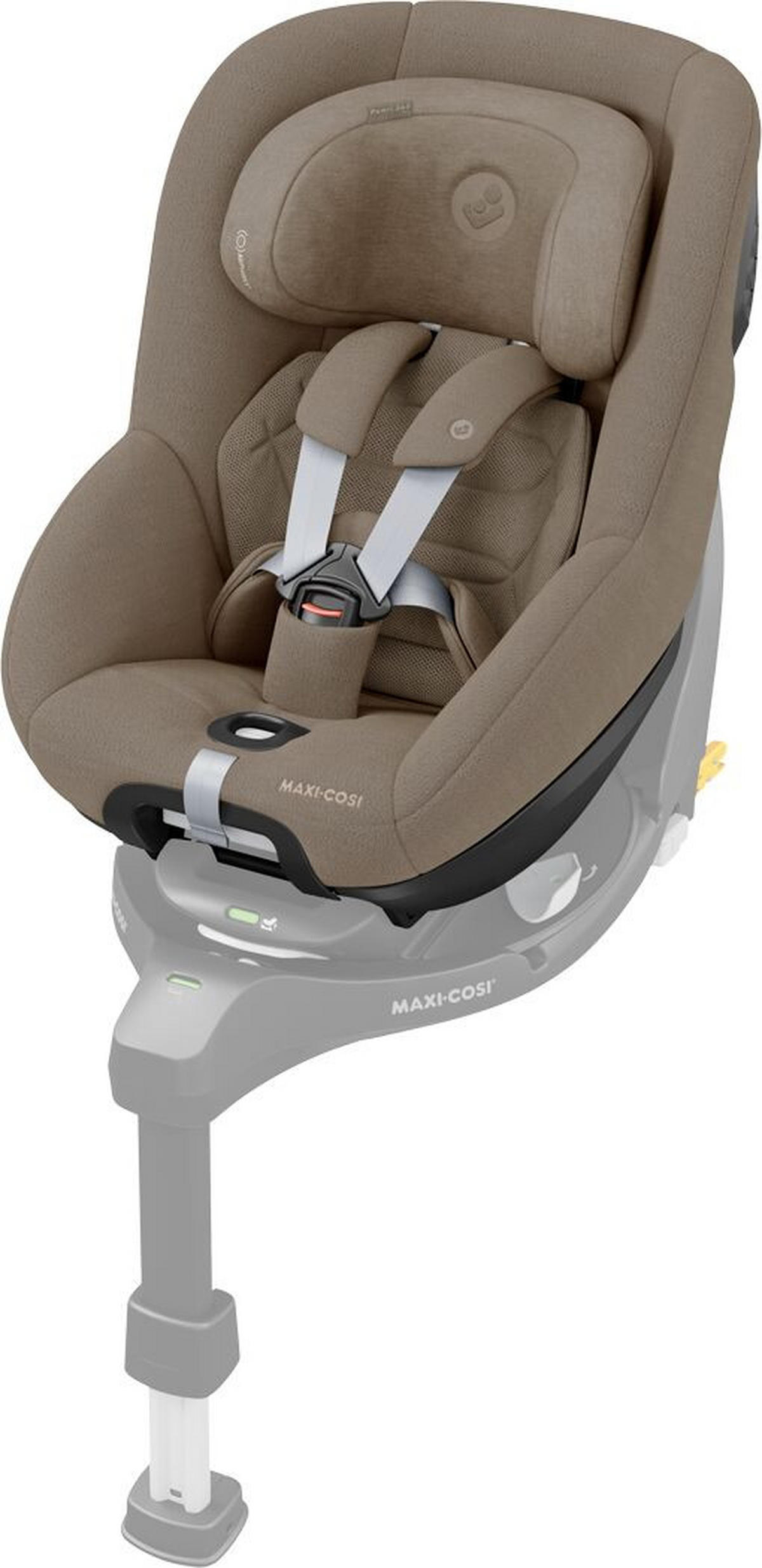 BAKÅTVÄND BILBARNSTOL PEARL 360 PRO  - brun, Basics, metall/textil (43.2/49.6cm) - Maxi Cosi Pro
