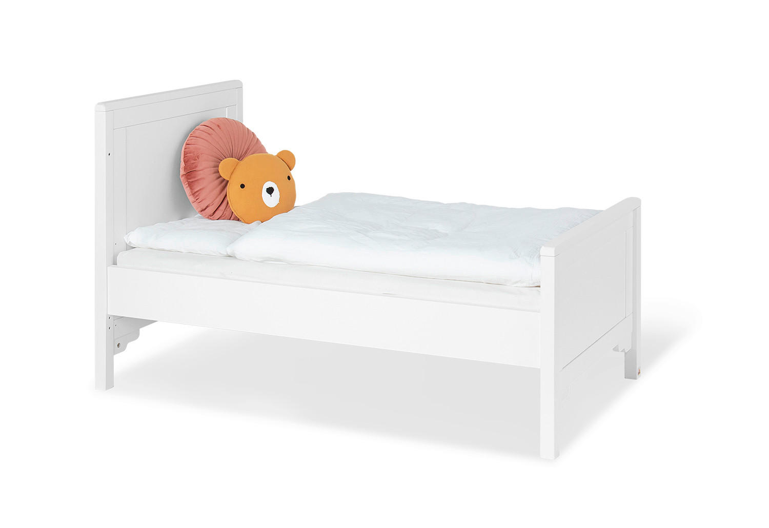 GITTERBETT Chalet  - Weiß, Basics, Holz (148/77/90cm) - Pinolino