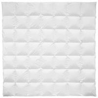 CELOROČNÍ PŘIKRÝVKA, 200/200 cm, prachové peří - bílá, Natur, textil (200/200cm) - Billerbeck