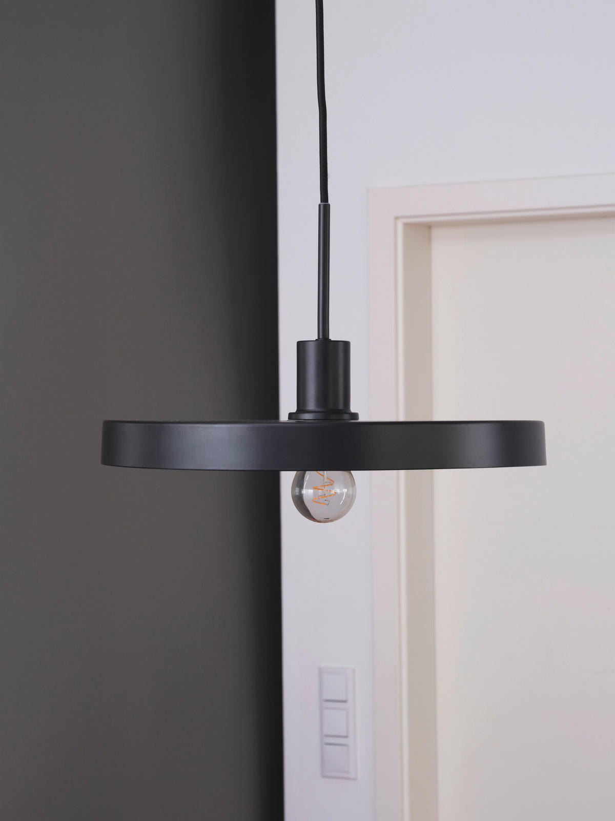 HÄNGELEUCHTE 40/127 cm  - Beige/Schwarz, Basics, Metall (40/127cm) - Ledvance