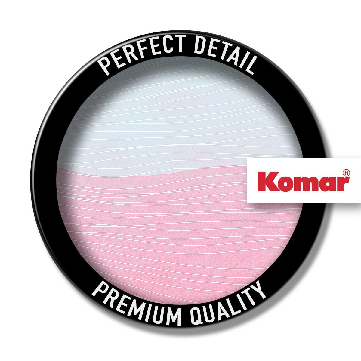 NON WOVEN-TAPET 200/250 cm  - vit/pink, Basics (200/250cm) - Komar