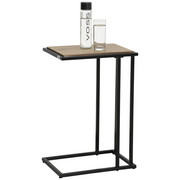 AVLASTNINGSBORD - svart/ekfärgad, Design, metall/träbaserade material (30/60/40cm) - Carryhome