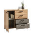 KOMMODE 115/99,5/38 cm - Eichefarben/Anthrazit, LIFESTYLE, Holzwerkstoff/Kunststoff (115/99,5/38cm) - Ti`me KOMMODE 115/99,5/38 cm - Eichefarben/Anthrazit, LIFESTYLE, Holzwerkstoff/Kunststoff (115/99,5/38cm) - Ti`me