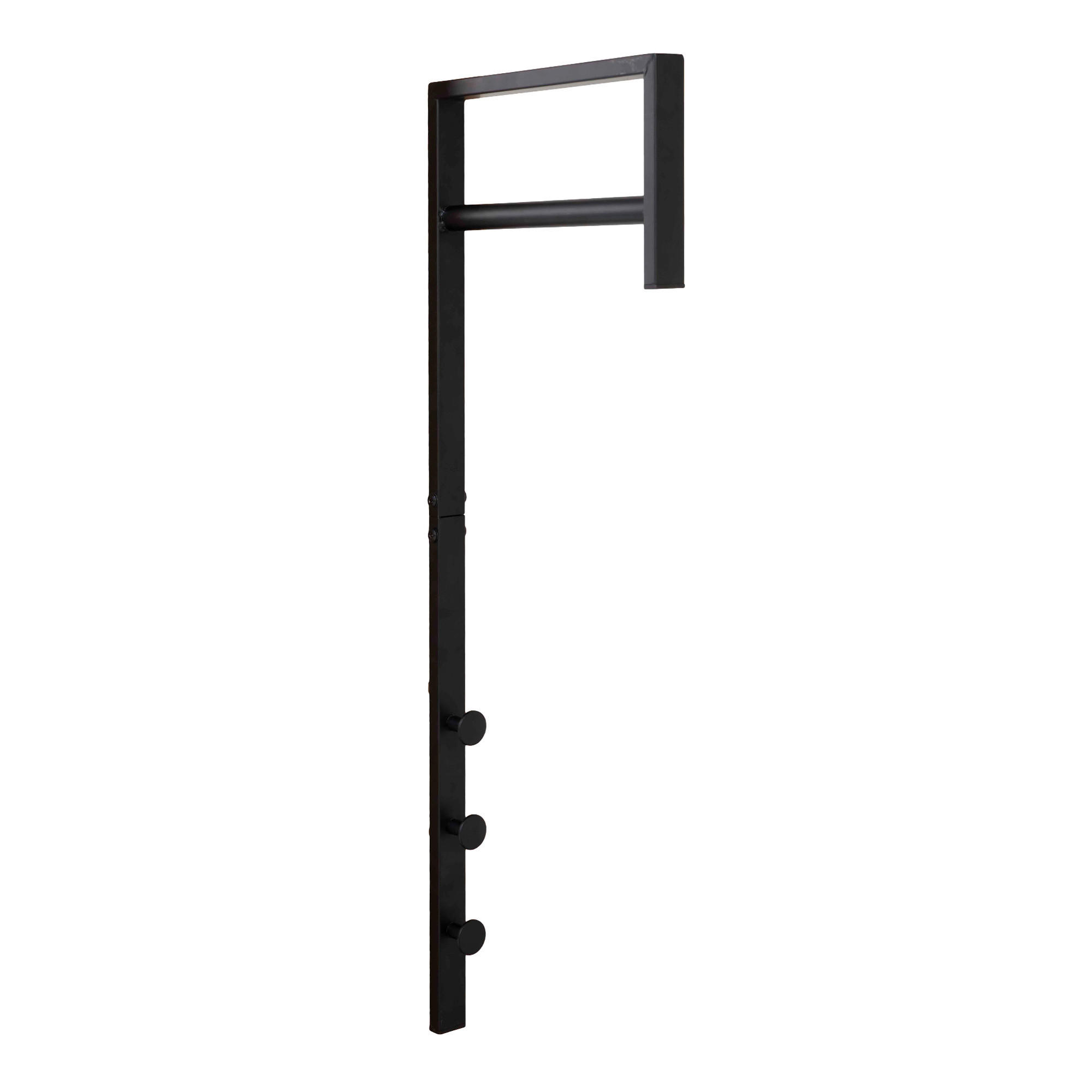 GARDEROBENPANEEL  in 3/82/30 cm  - Schwarz, Design, Metall (3/82/30cm)