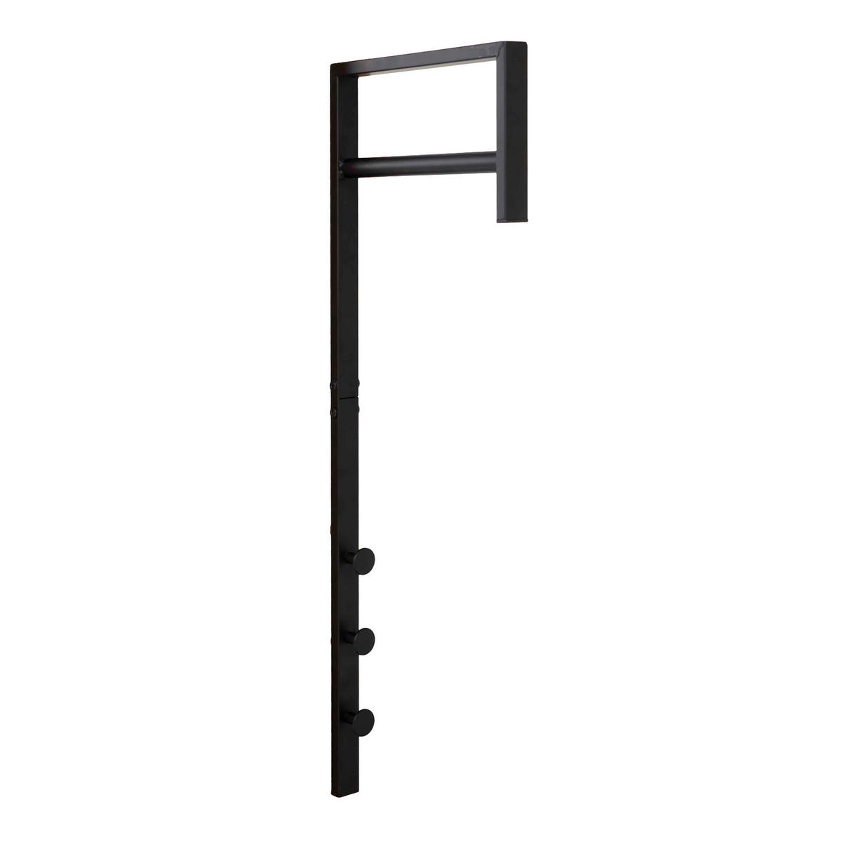 GARDEROBENPANEEL  in 3/82/30 cm  - Schwarz, Design, Metall (3/82/30cm)