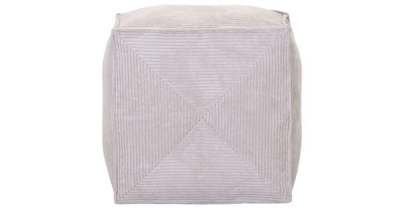 HOCKER Cord Beige  - Beige, KONVENTIONELL, Textil (65/45/65cm) - Carryhome