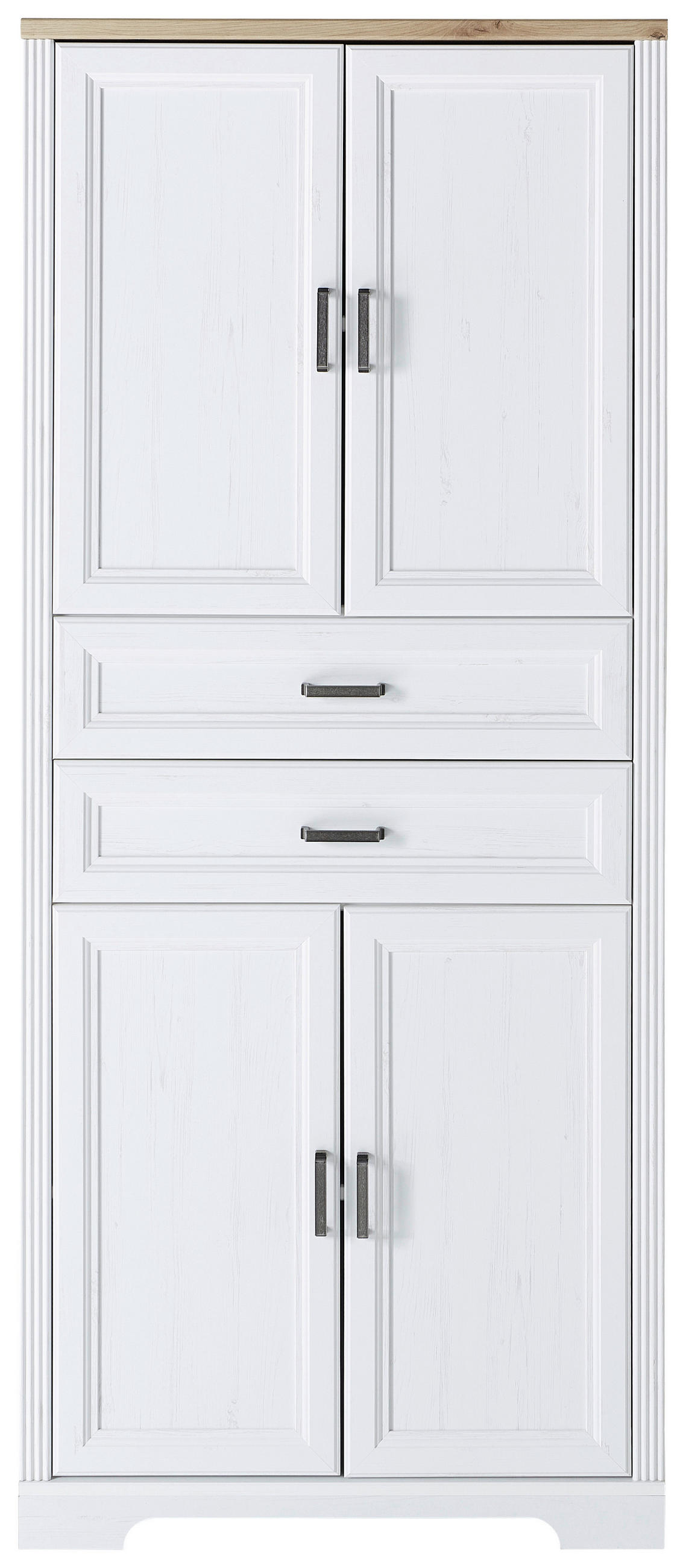 AKTENSCHRANK Pinienfarben, Eiche Artisan  - Eiche Artisan/Pinienfarben, KONVENTIONELL, Holzwerkstoff (86/204/38cm) - Carryhome