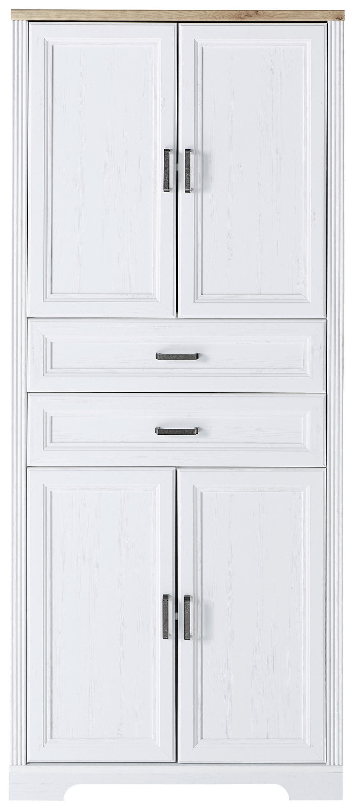 AKTENSCHRANK Pinienfarben, Eiche Artisan  - Eiche Artisan/Pinienfarben, KONVENTIONELL, Holzwerkstoff (86/204/38cm) - Carryhome