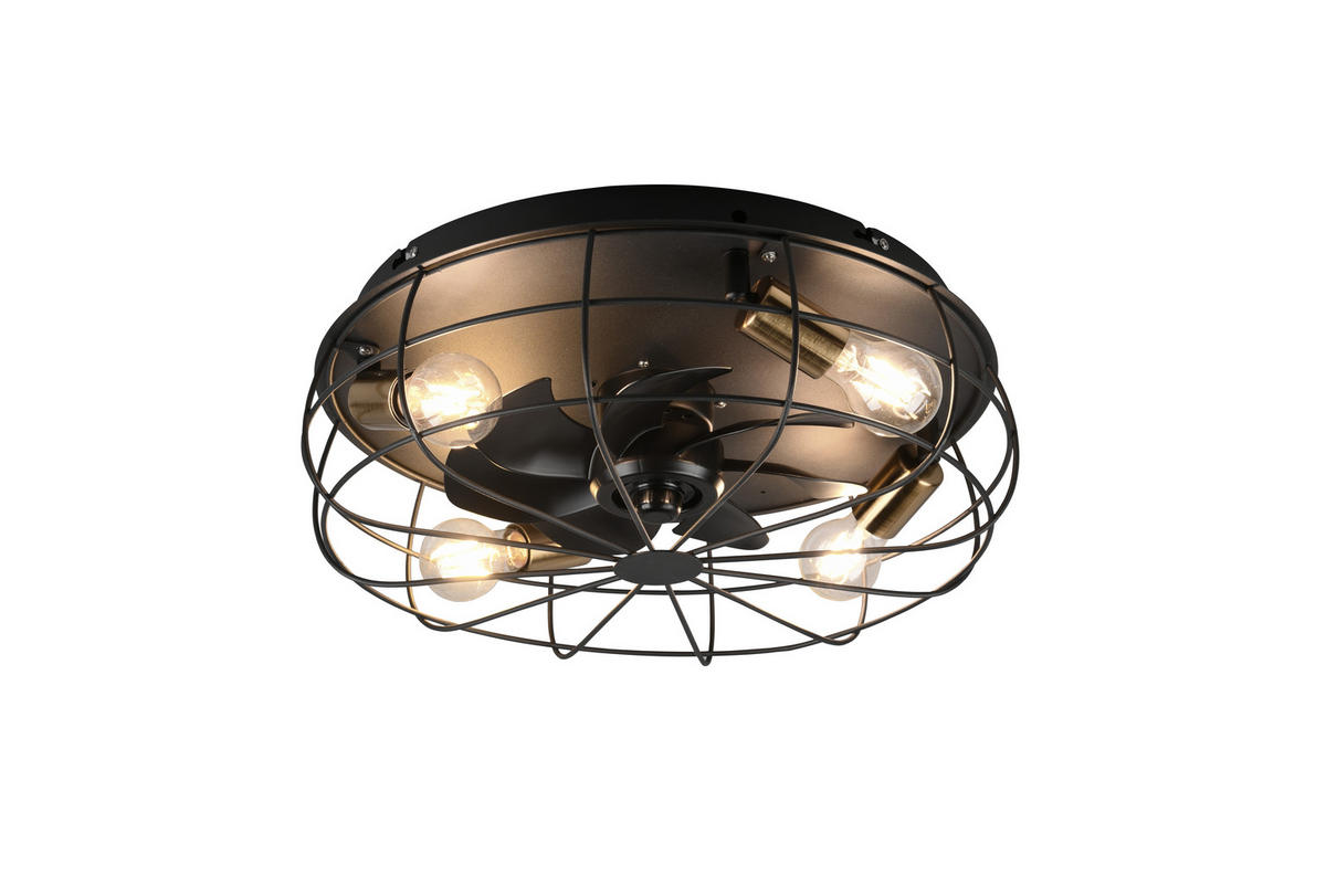 TAKLAMPA TRONDHEIM 48,5/17,5 cm  - svart, Lifestyle, metall/plast (48,5/17,5cm)