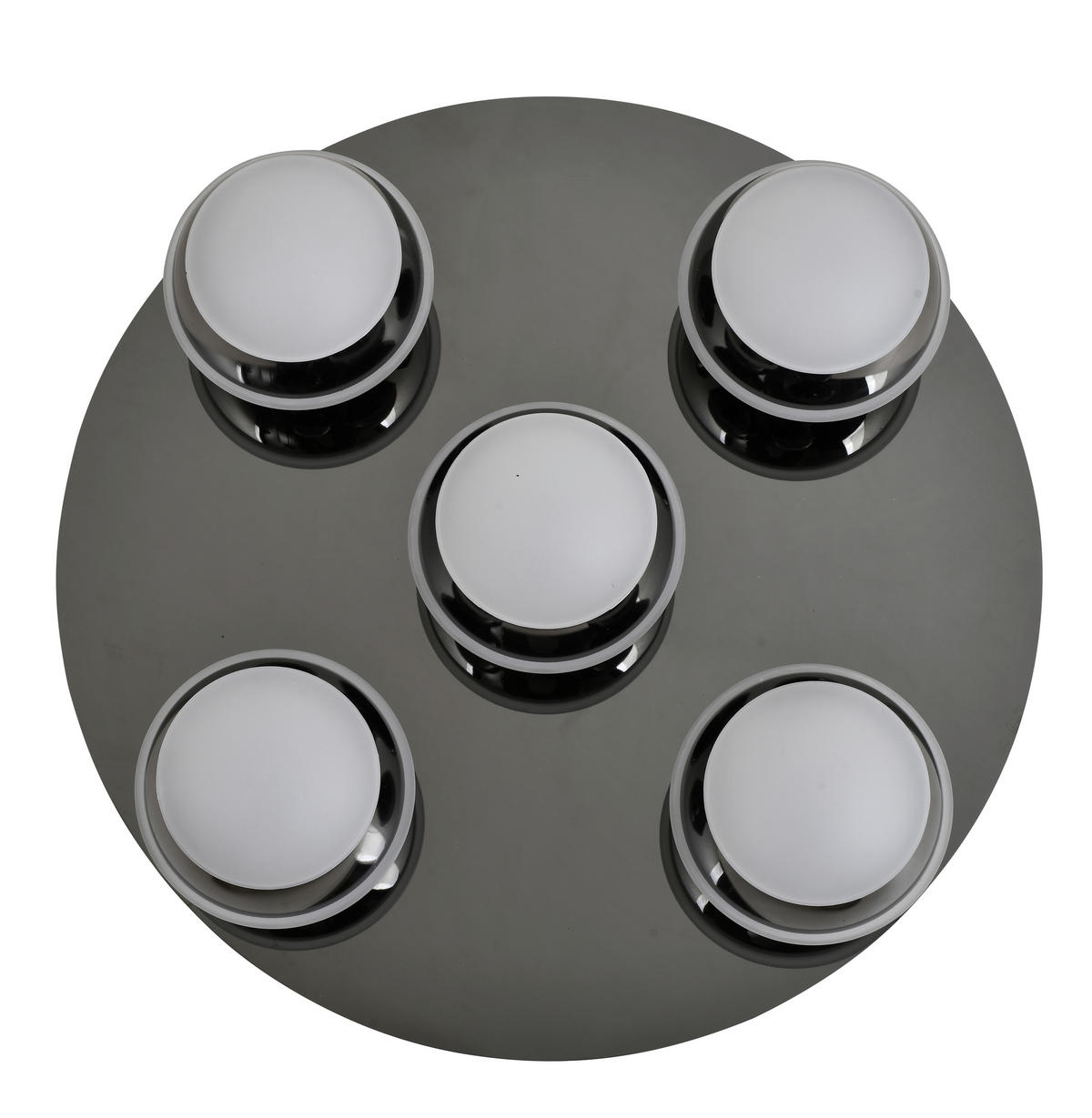 LED-DECKENLEUCHTE Biarritz 40/40/14 cm  - Sandfarben, Design, Kunststoff/Metall (40/40/14cm)