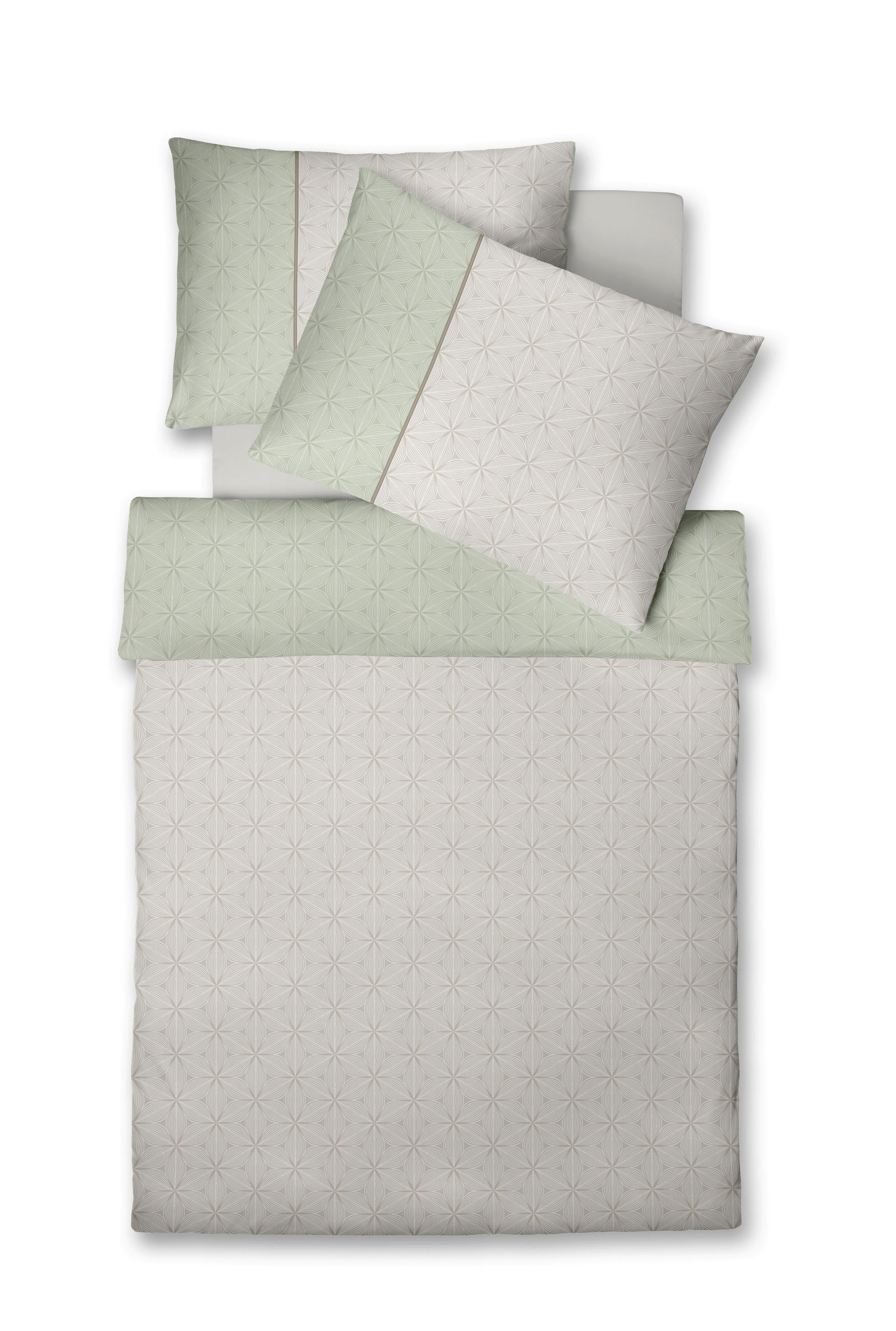 BETTWÄSCHE Jacquard 200/200 cm  - Sandfarben, Basics, Textil (200/200cm) - Fleuresse