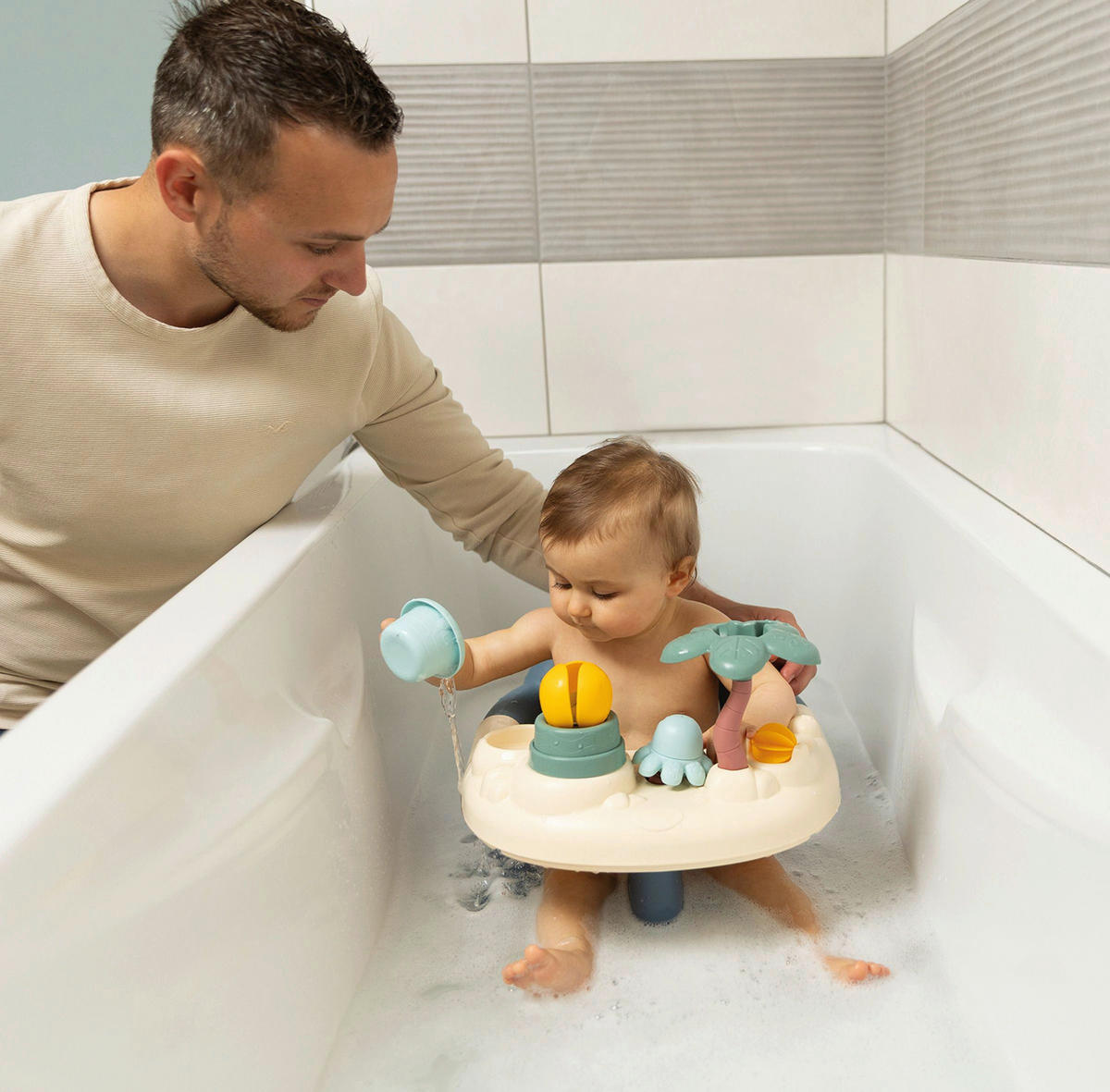 BADESPIELZEUG  - Multicolor, Basics, Kunststoff (18,90/35,90/53,70cm) - SMOBY