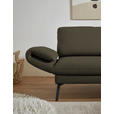 ECKSOFA  in Flachgewebe Dunkelgrün  255-365/175-224 cm  - Dunkelgrün/Schwarz, Design, Textil/Metall (255-365/175-224cm) - Dieter Knoll