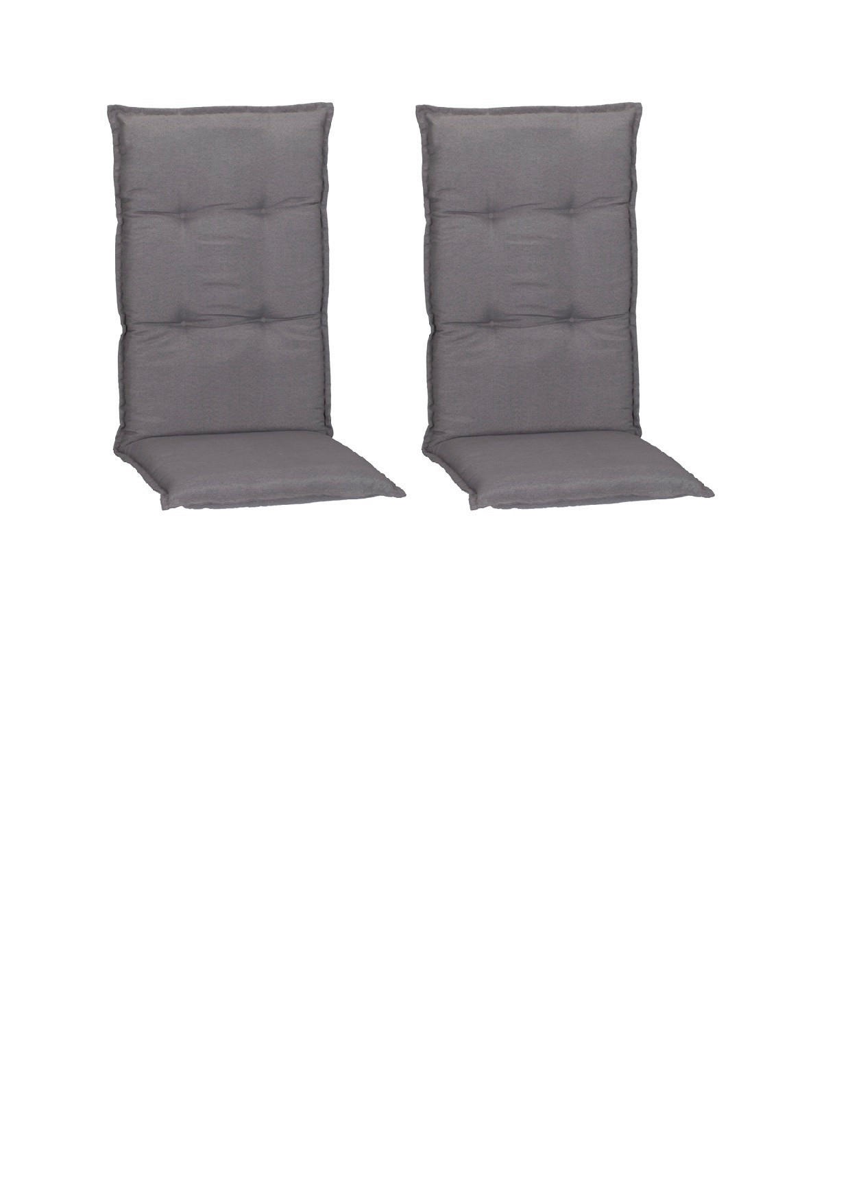 SESSELAUFLAGE Uni  - Grau, Basics, Textil (118/46/8cm) - Gardenson