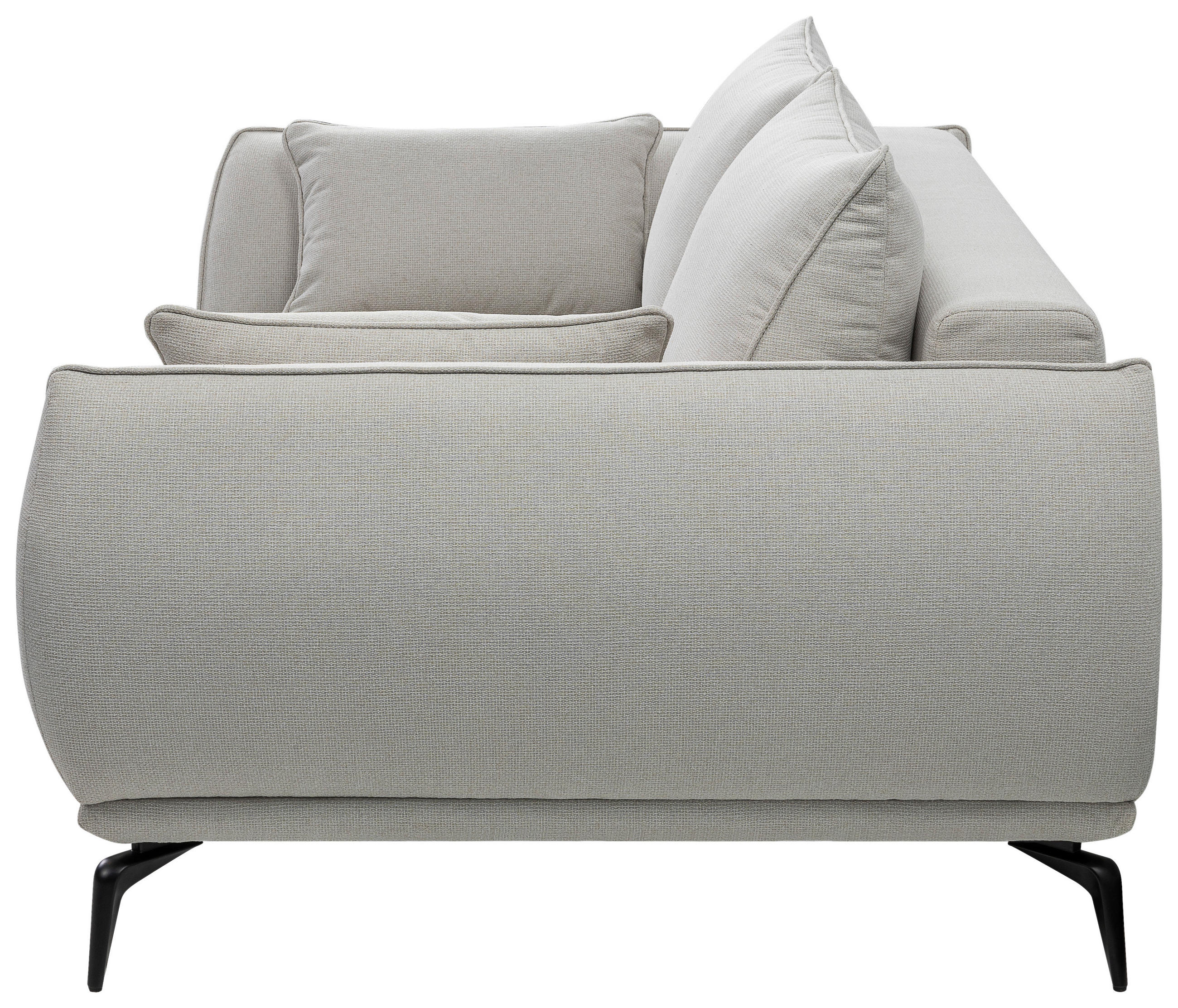 Thumbnail - Mid.you 2-Sitzer-Sofa, Creme, Textil, Füllung: Schaumstoff,Silikon, 208x86x118 cm, Made in EU, Stoffauswahl, Wohnzimmer,...
