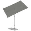 SONNENSCHIRM  - Platinfarben/Grau, KONVENTIONELL, Metall (195/140cm) - Suncomfort by Glatz