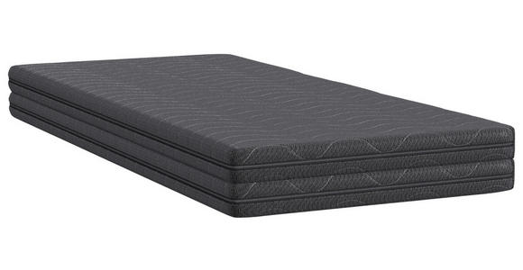 FALTMATRATZE 90/180/200 cm  - Anthrazit, Basics, Textil (90/180/200cm) - Carryhome