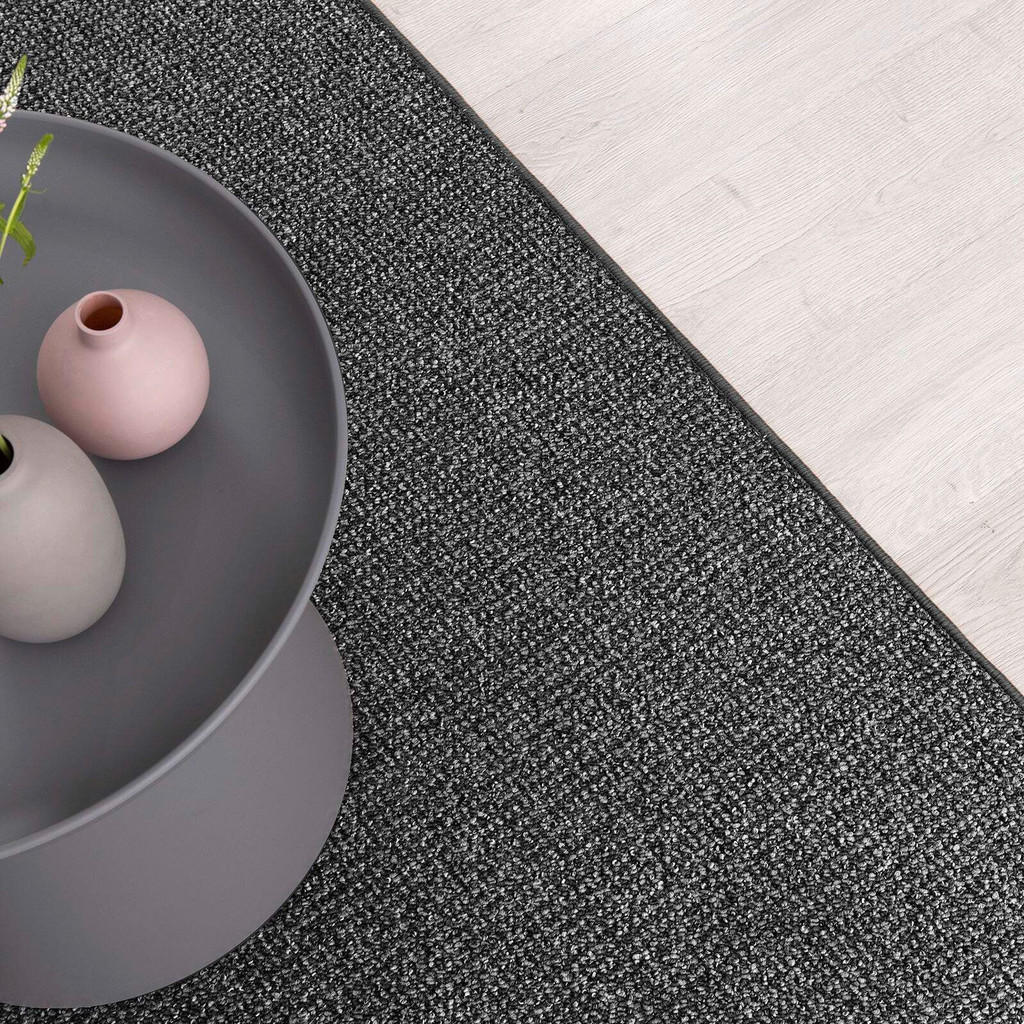 Thumbnail - Floordirekt Webteppich Carlton, Grau, Textil, Uni, rechteckig, 80x150 cm, pflegeleicht, Teppiche & Böden, Teppiche, Mode...