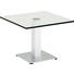 BEISTELLTISCH in Metall, Glas 60/60/44,5 cm - Silberfarben, KONVENTIONELL, Glas/Metall (60/60/44,5cm) BEISTELLTISCH in Metall, Glas 60/60/44,5 cm - Silberfarben, KONVENTIONELL, Glas/Metall (60/60/44,5cm)