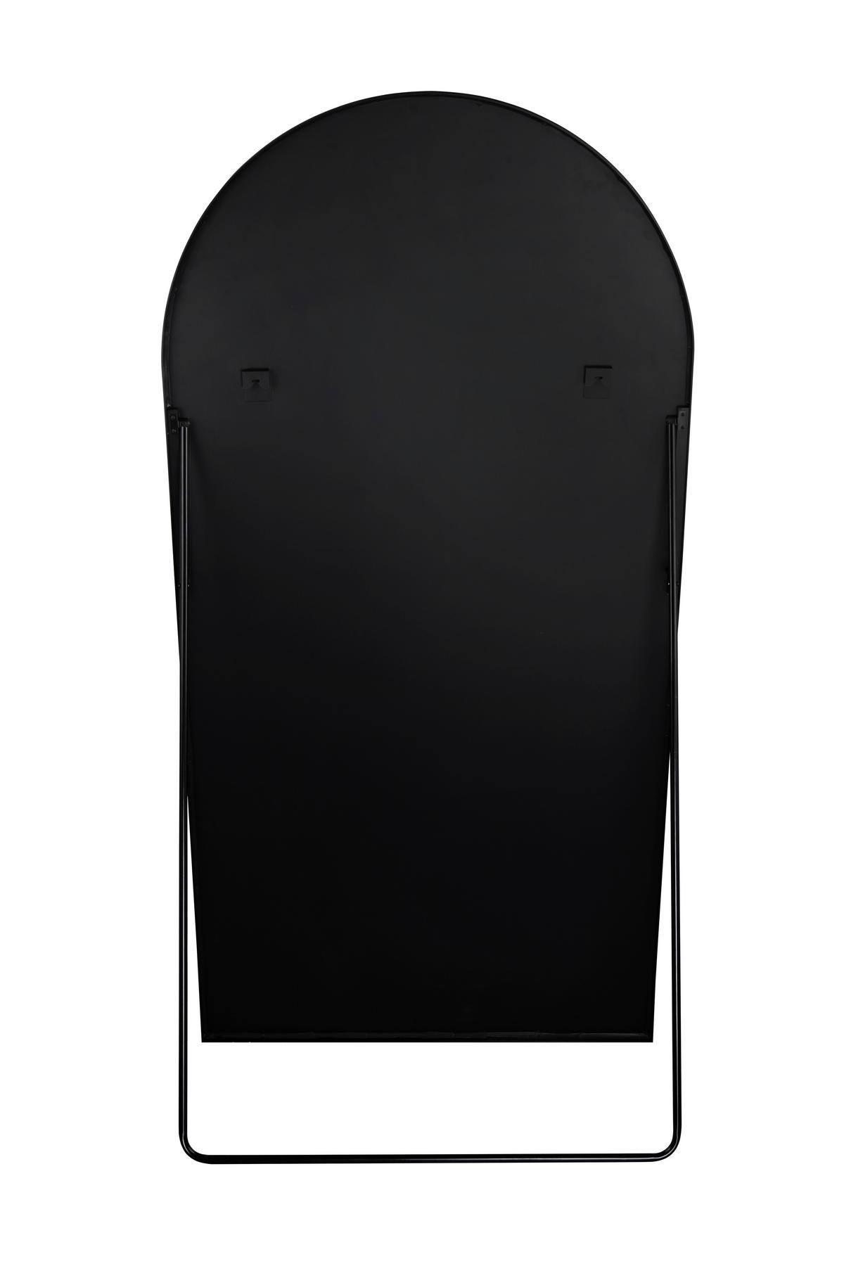 STANDSPIEGEL 100/200/3 cm, Schwarz  - Schwarz, MODERN, Glas/Metall (100/200/3cm) - Milino