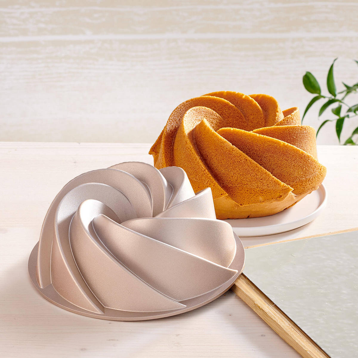 GUGELHUPFFORM  - Creme, Basics, Metall (22/9cm) - Dr.Oetker