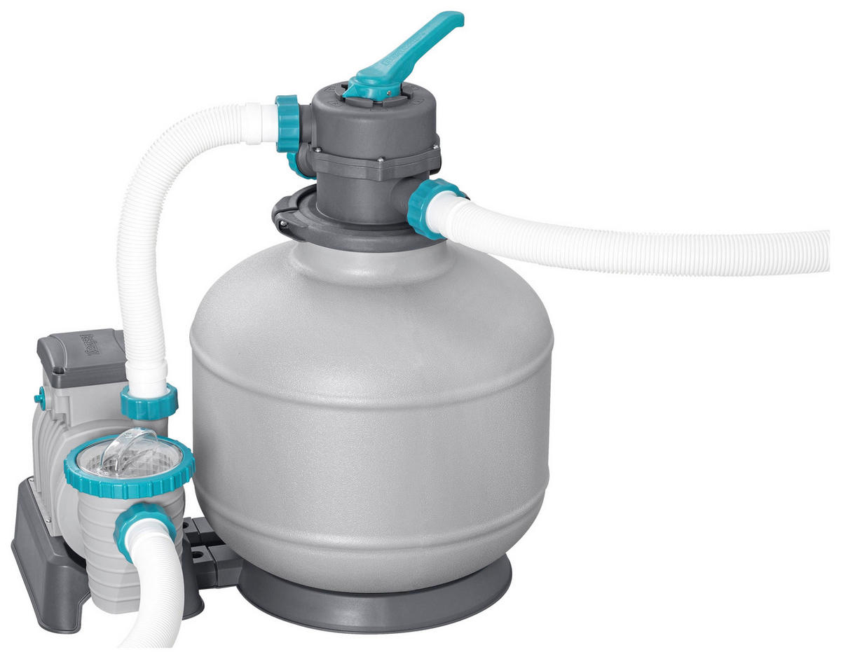 FILTERPUMPE FLOWCLEAR 58499GS  - Weiß/Orange, KONVENTIONELL, Kunststoff/Metall (63,3/44/69cm) - Bestway