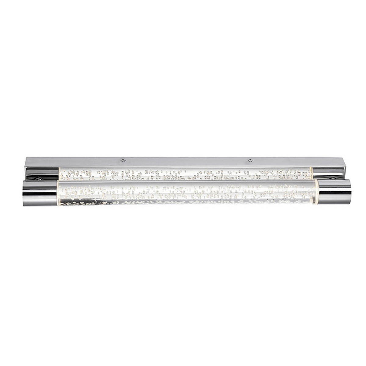 BADEZIMMER-WANDLEUCHTE 50/6/8 cm   - Chromfarben, Basics, Kunststoff/Metall (50/6/8cm)