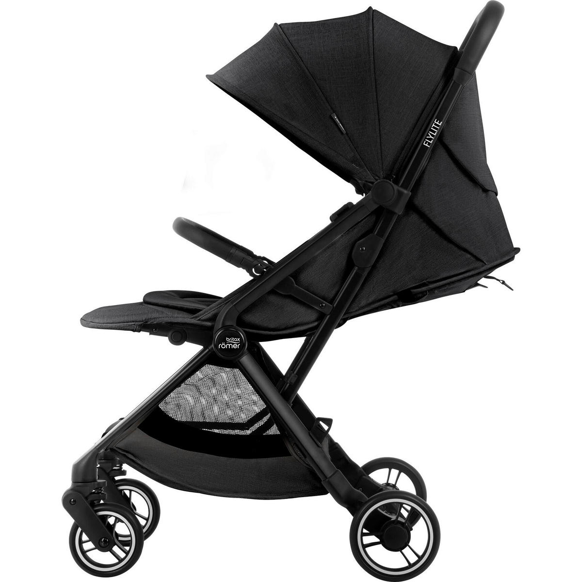 BUGGY FLYLITE  - Schwarz/Grau, Basics, Textil/Metall (45/103/78cm) - Britax Römer