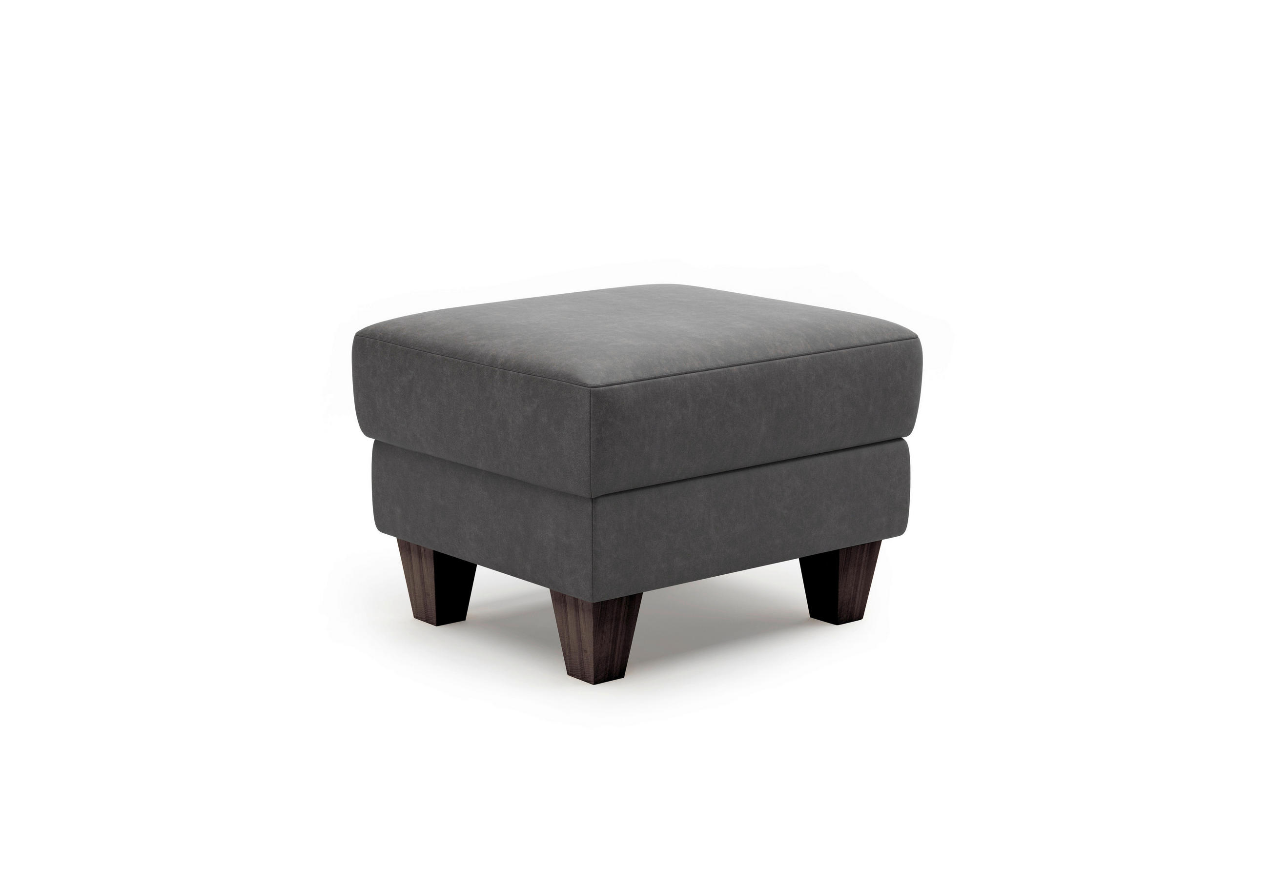 HOCKER in Textil Anthrazit  - Wengefarben/Anthrazit, KONVENTIONELL, Holz/Textil (58/48/58cm) - Sit & More