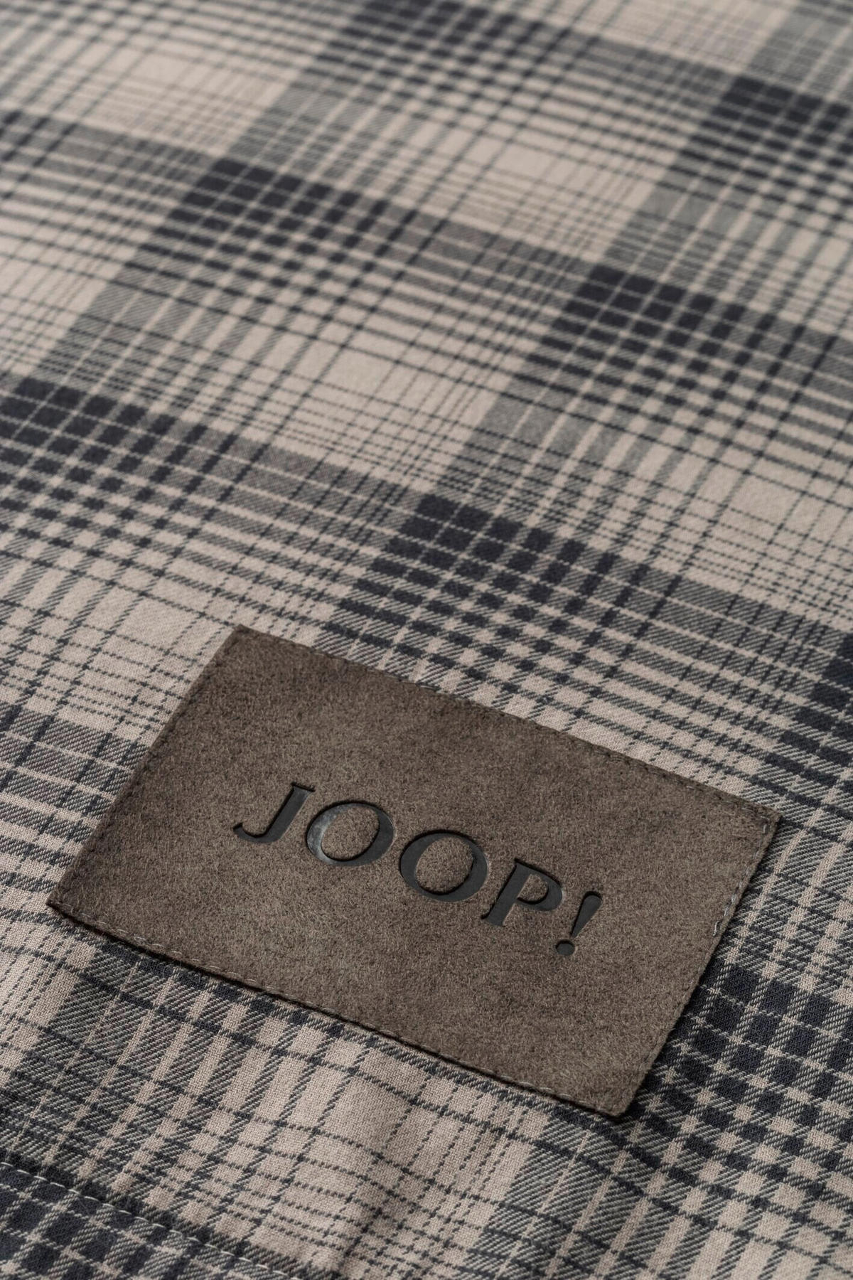 BETTWÄSCHE Soft Checks Flanell 200/200 cm  - Taupe, KONVENTIONELL, Textil (200/200cm) - Joop!