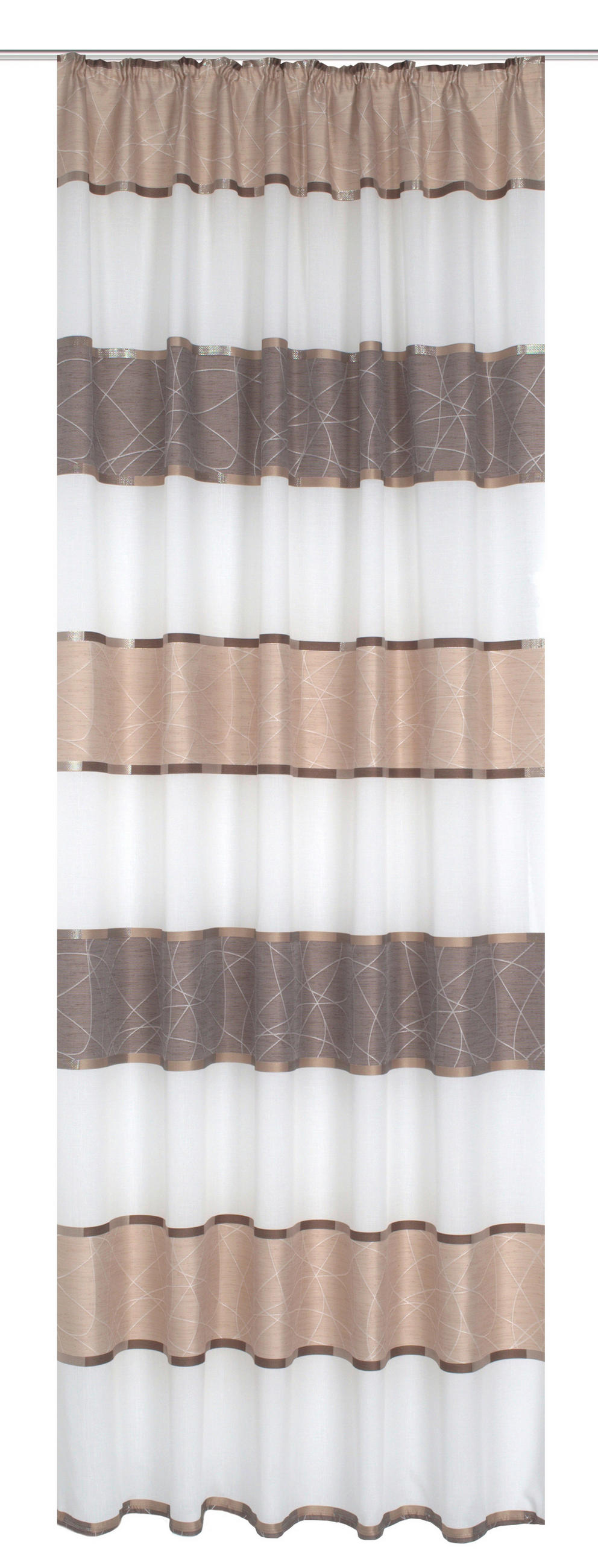 HOTOVÝ ZÁVĚS, neprůsvitné, 140/175 cm - cappuccino, Design, textil (140/175cm) - Schmidt W. Gmbh