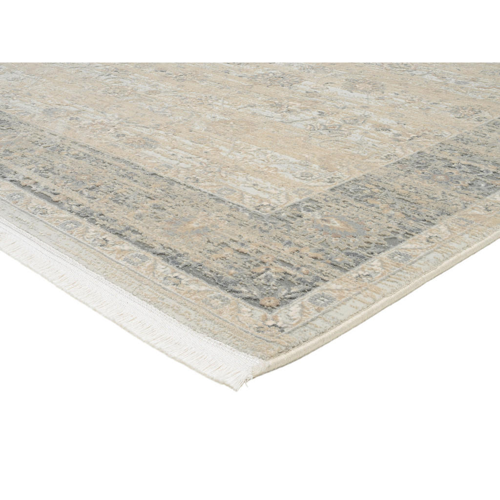Thumbnail - Dieter Knoll Läufer Ascona, Grau, Beige, Textil, Abstraktes, rechteckig, 80x250 cm, Oeko-Tex® Standard 100, für Fußboden...