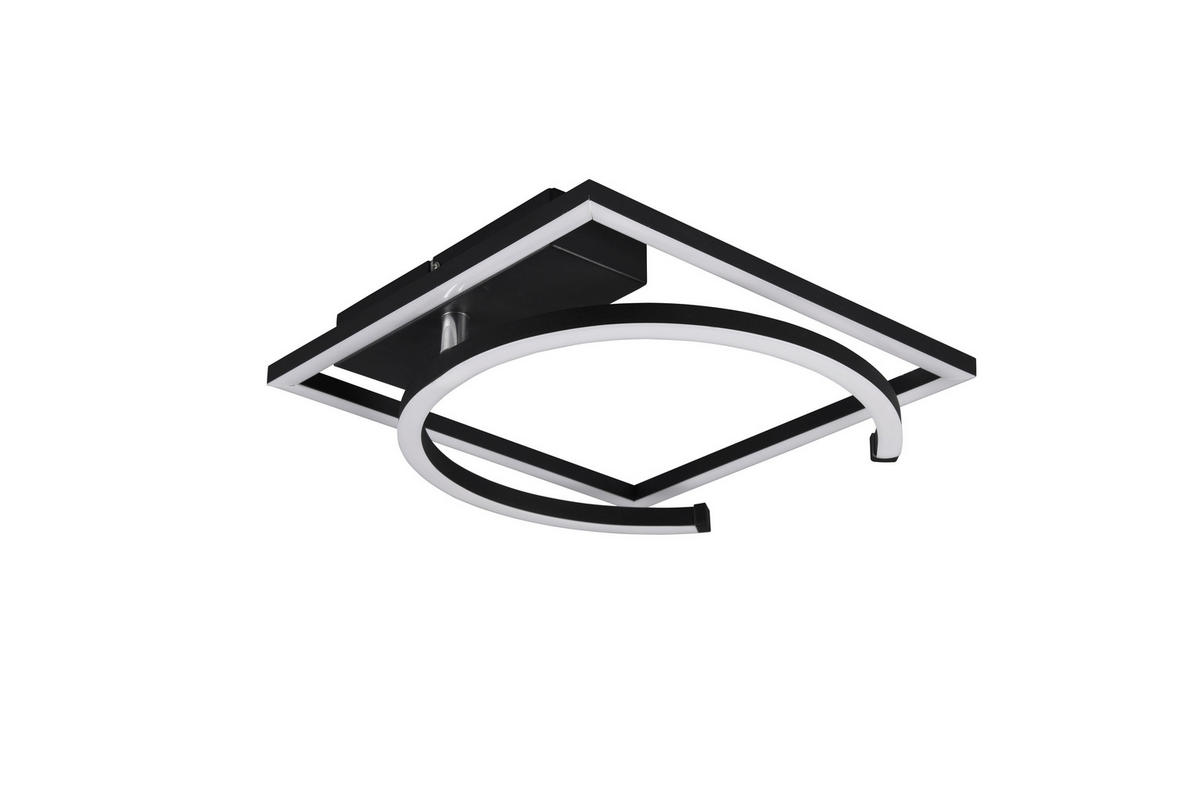 LED-DECKENLEUCHTE 23 W     - Weiss/Schwarz, Trend, Kunststoff/Metall (42/7,7/54,5cm)