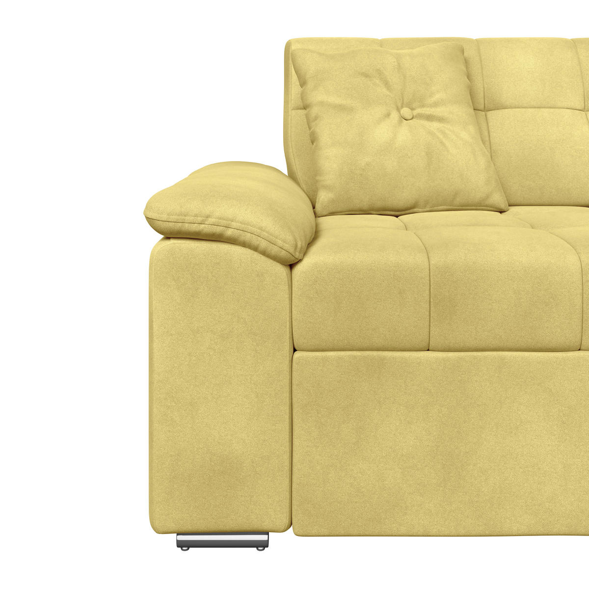 ECKSOFA Senfgelb Zierkissen  - Senfgelb, Trend, Textil (257/167cm) - Livetastic