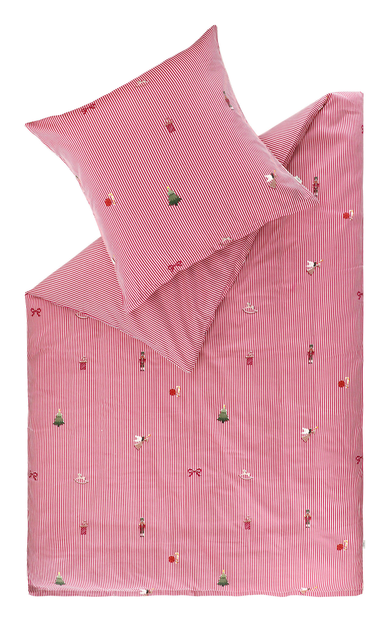 POSTELJNINA JOELLE 140/200 cm saten rdeča  - rdeča, Konvencionalno, tekstil (140/200cm) - Esprit