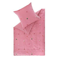 POSTELJNINA JOELLE 140/200 cm saten rdeča  - rdeča, Konvencionalno, tekstil (140/200cm) - Esprit