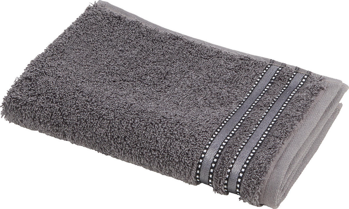 RUČNÍK PRO HOSTY, 30/50 cm, antracitová - antracitová, Design, textil (30/50cm) - Vossen