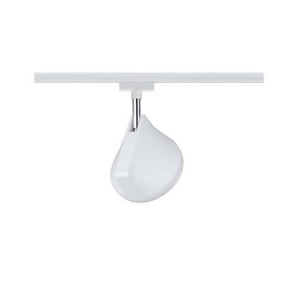 SCHIENENSYSTEM-STRAHLER - Weiß, Basics, Metall (12,3/19,1cm) - Paulmann