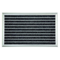 Türmatte 45/75 cm Exclusiv Mat  - Anthrazit, KONVENTIONELL, Textil/Metall (45/75cm) - Homeware