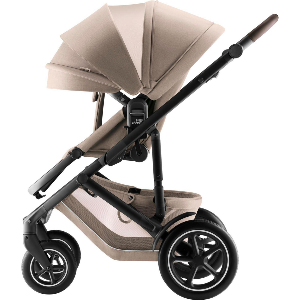 KINDERWAGEN  Smile 5Z  Teak  - Hellbraun/Grau, Basics, Textil/Metall (57/112/97.7cm) - Britax Römer