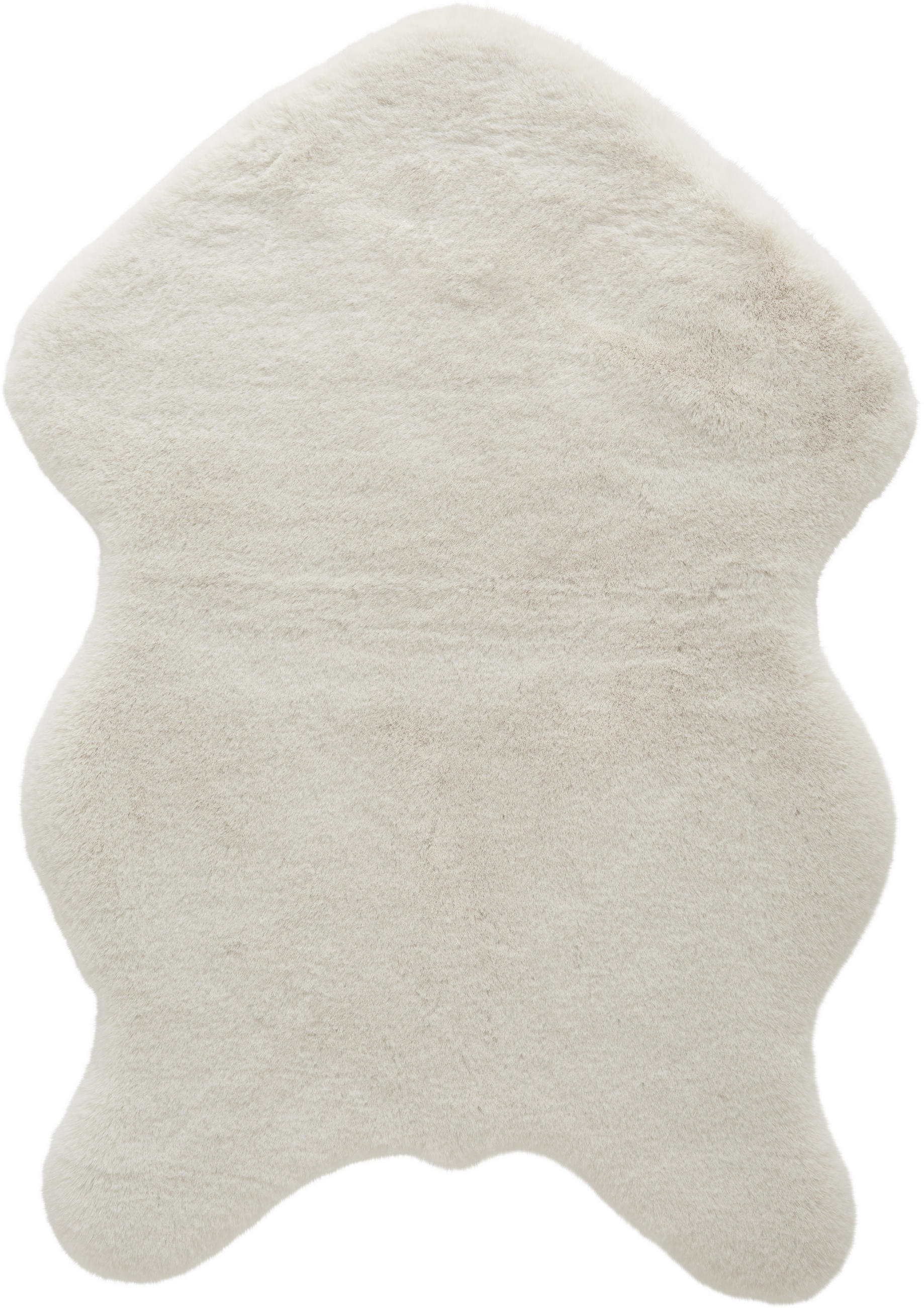 KUNSTFELL 60/90 cm Luna - Weiß, Trend, Textil/Fell (60/90cm) - Novel