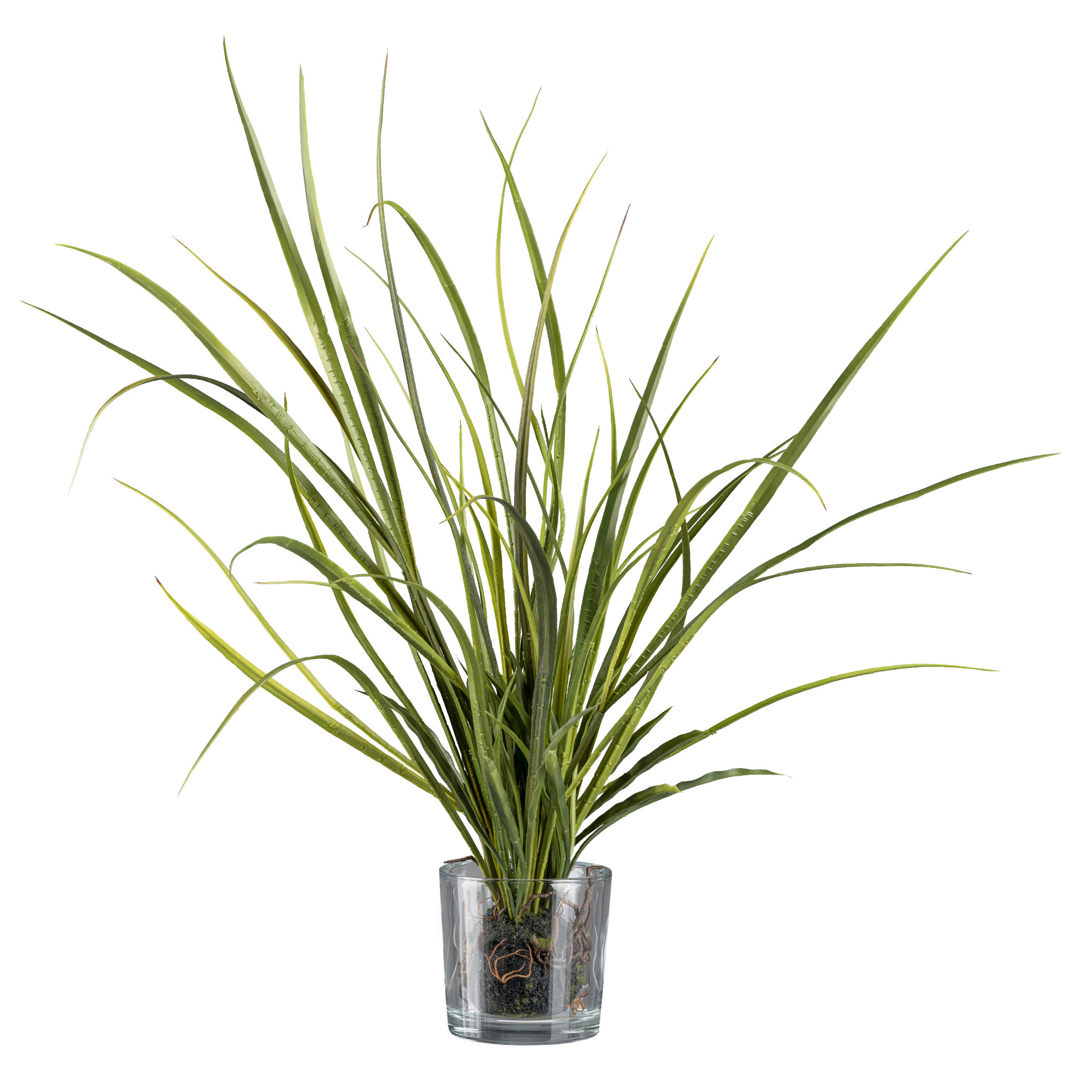 KUNSTPFLANZE 70 cm  - Klar/Grün, Basics, Glas/Kunststoff (70cm)