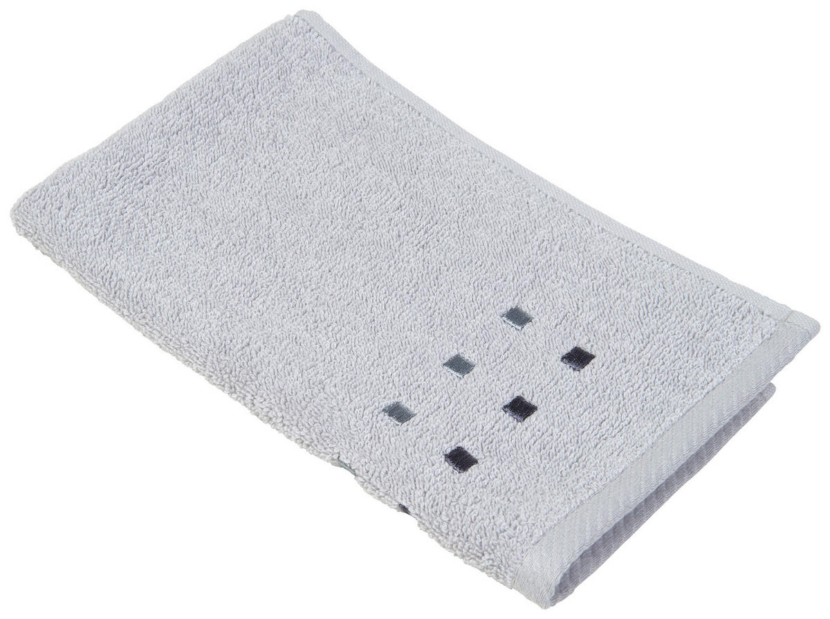 RUČNÍK PRO HOSTY, 30/50 cm, barvy stříbra - barvy stříbra, Konvenční, textil (30/50cm) - Esposa